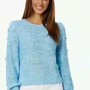 NWT Lilly Pulitzer Sky Blue Crew Neck Sweater
